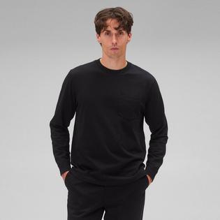 Reigning Champ Men's Midweight Jersey OG Pocket Long Sleeve T-Shirt