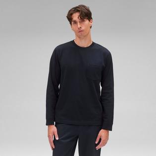 Reigning Champ Men's Midweight Jersey OG Pocket Long Sleeve T-Shirt