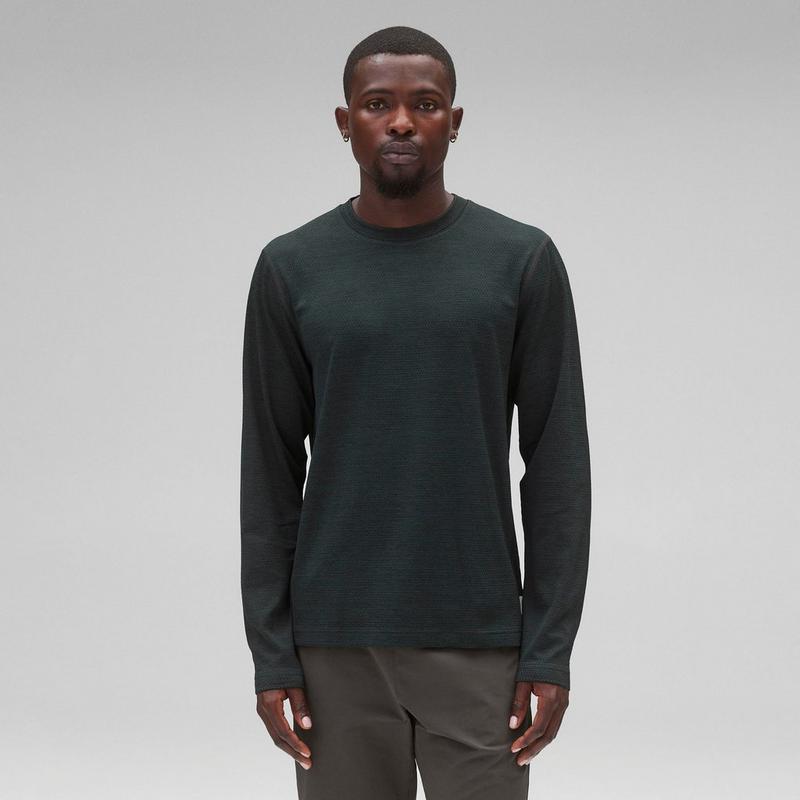Reigning Champ Haut &agrave; manches longues Solotex&reg; Mesh Tiebreak Standard pour hommes