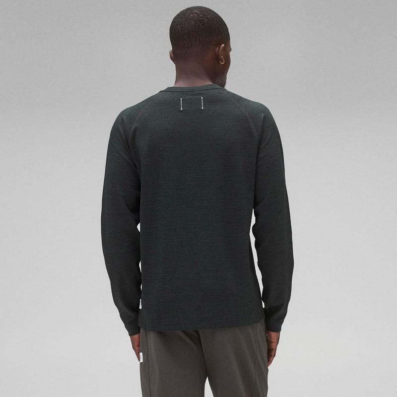Reigning Champ Haut &agrave; manches longues Solotex&reg; Mesh Tiebreak Standard pour hommes