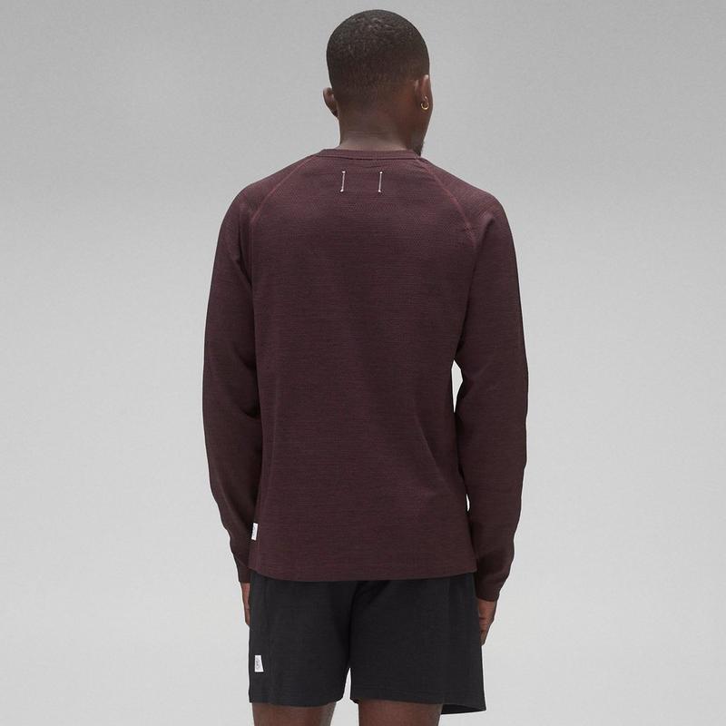 Reigning Champ Haut &agrave; manches longues Solotex&reg; Mesh Tiebreak Standard pour hommes
