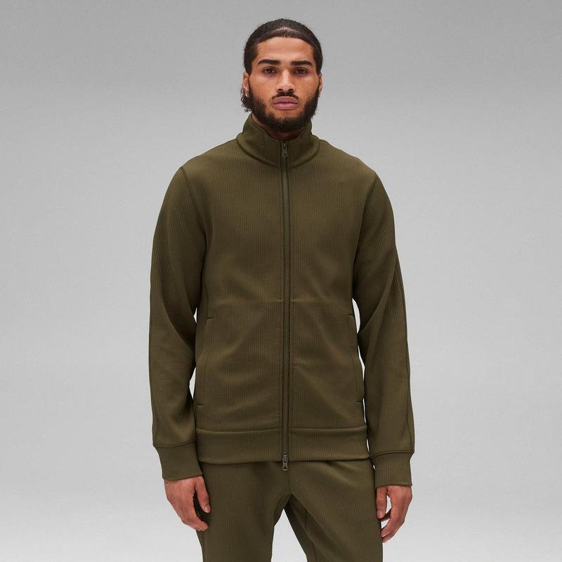 Reigning Champ Veste de surv&ecirc;tement Rally Slim en tricot double pour hommes