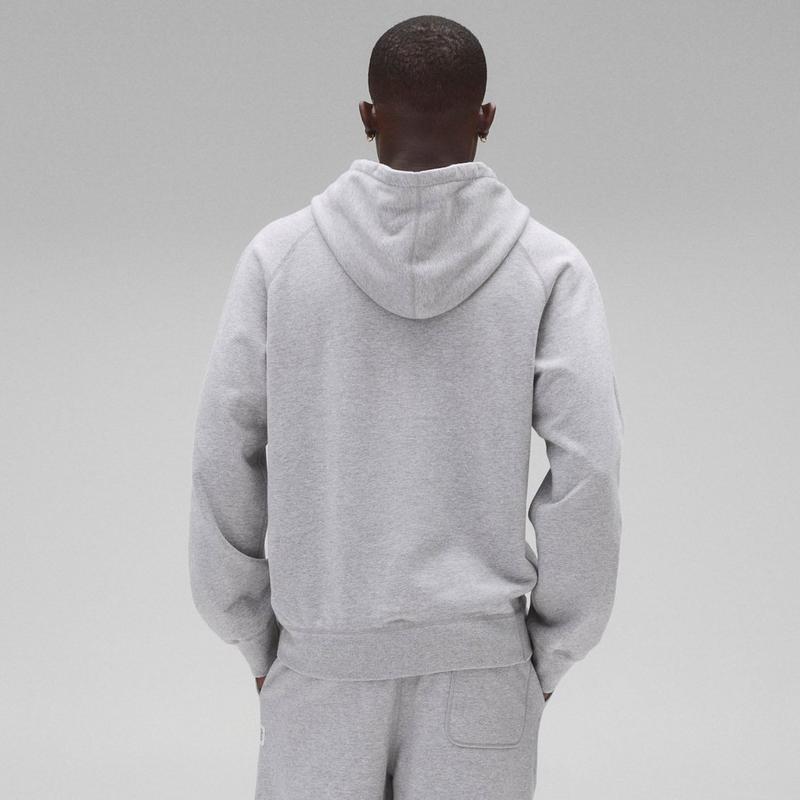 Reigning Champ Chandail &agrave; capuchon Arch Logo Standard en tissu bouclette mi-&eacute;pais pour hommes