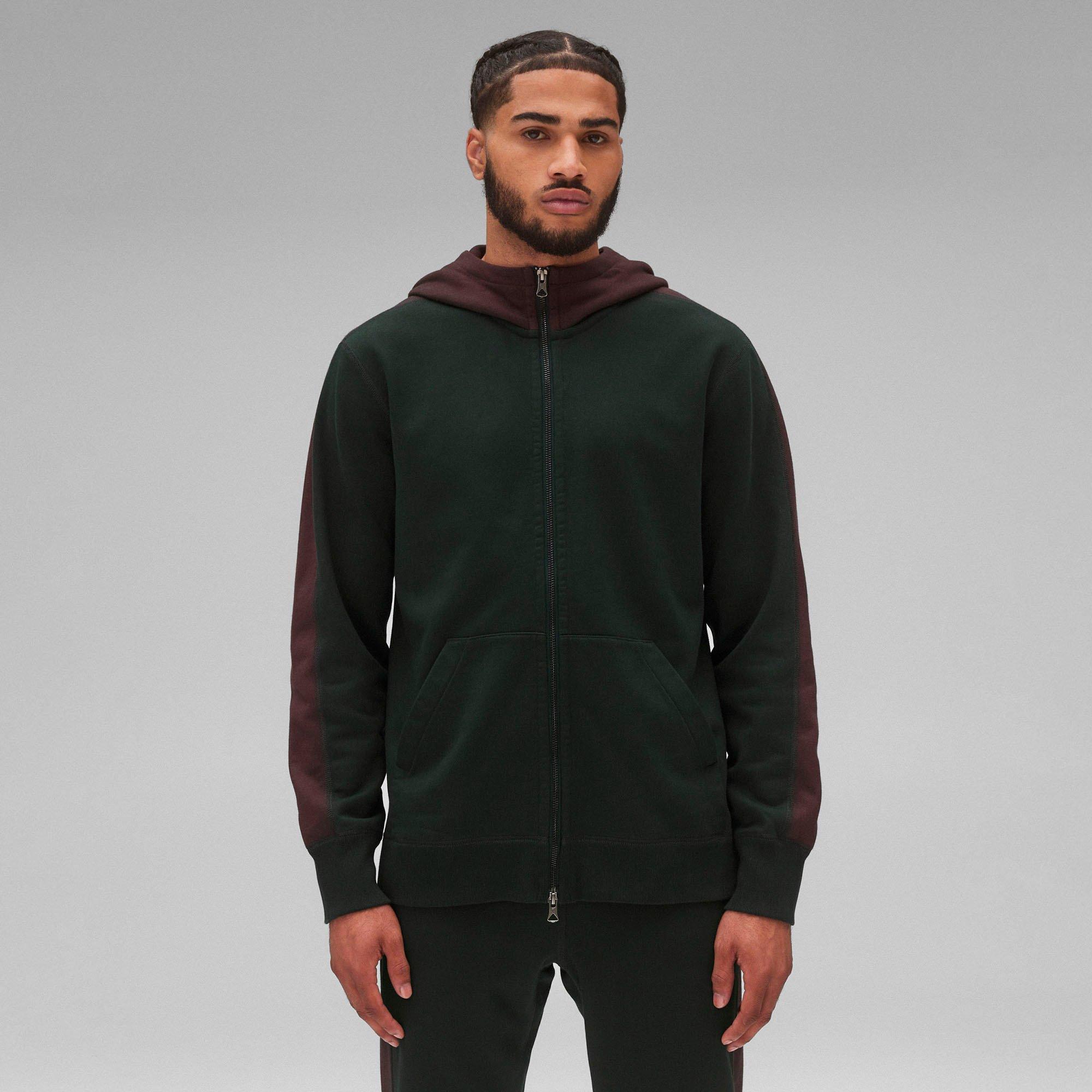 Men's Midweight Terry Racer Slim Zip Hoodie | Reigning Champ | Sporting ...