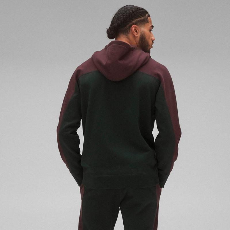 Reigning Champ Chandail &agrave; capuchon Racer en tissu bouclette mi-&eacute;pais pour hommes