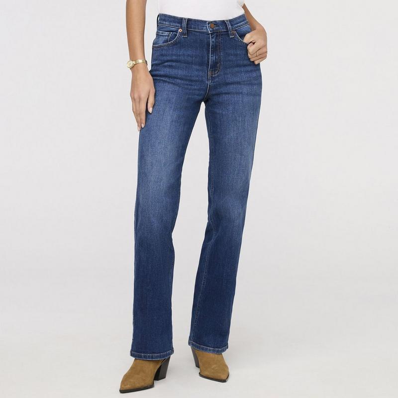 DUER Women's Performance Denim+ High Rise Straight Jean