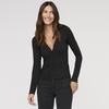Women s Ribbed Pima Fitted Button-Down Top
