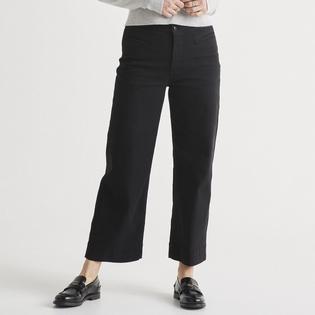 DUER Women's LuxTwill High Rise Trouser Pant