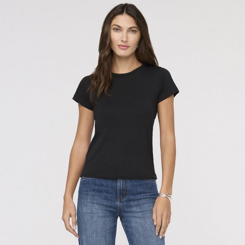 DUER T-shirt ajust&eacute; &agrave; col ras du cou PurePima pour femmes