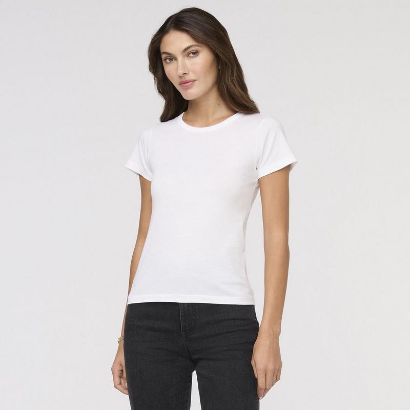 DUER Women's PurePima Slim Crew T-Shirt