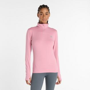 New Balance Women's Sport Essentials Space Dye 1/4-Zip Top