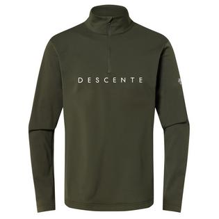 Descente Men's Chest Logo T-Neck Top