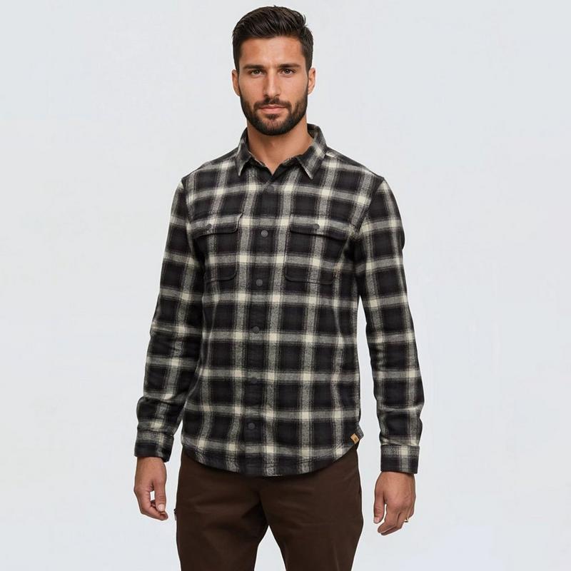 Tentree Chemise de flanelle Kapok Colville pour hommes