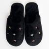 Women s Faux Fur Flower Slipper