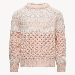 Moncler Grenoble Chandail &agrave; col roul&eacute; en jacquard de laine m&eacute;lang&eacute;e pour juniors [8-10]