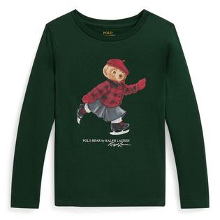 Polo Ralph Lauren Girls' [2-6X] Polo Bear Cotton Long Sleeve T-Shirt