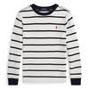 Boys   2-7  Striped Waffle Cotton Long Sleeve Top