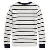 Boys   2-7  Striped Waffle Cotton Long Sleeve Top