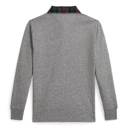 Boys' [2-7] Plaid Collar Cotton Jersey Rugby Shirt | Polo Ralph