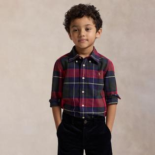 Polo Ralph Lauren Boys' [2-7] Plaid Cotton Oxford Shirt