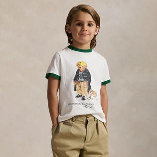 Polo Ralph Lauren Boys' [2-7] Polo Bear Cotton Ringer T-Shirt