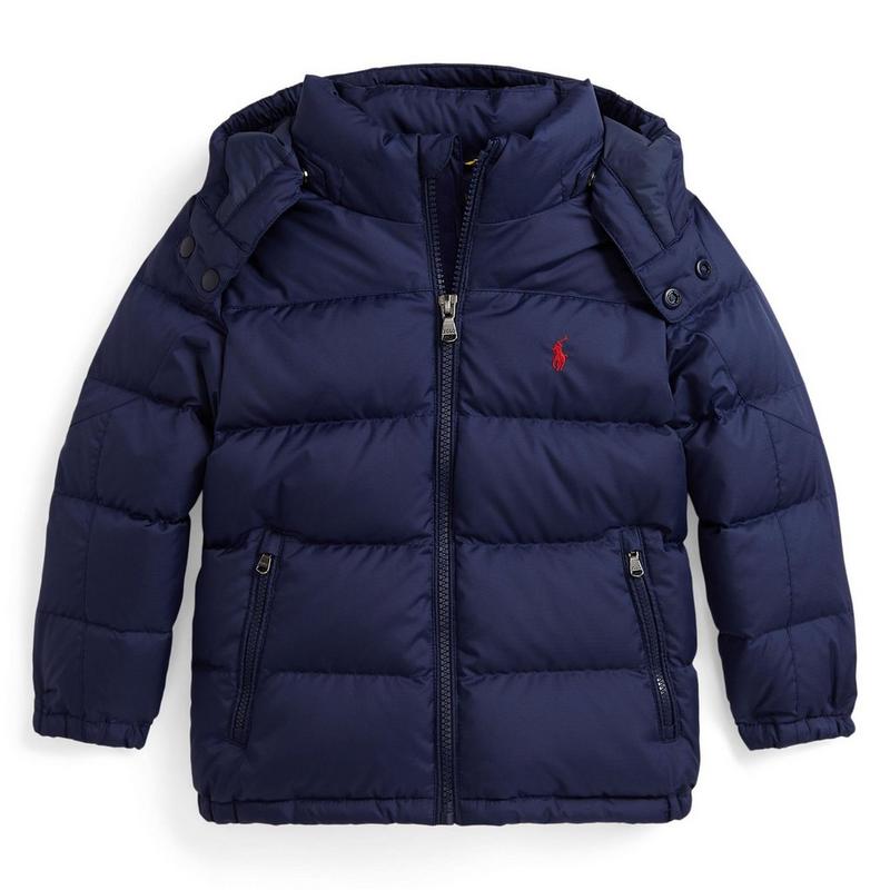 Polo Ralph Lauren Veste &agrave; capuchon en duvet Ripstop pour gar&ccedil;ons [2-7]
