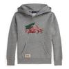 Junior Boys   8-20  Truck Print Fleece Hoodie