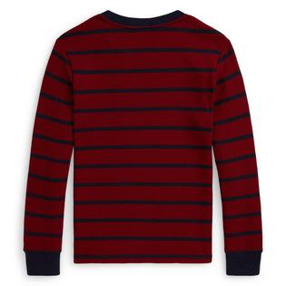 Polo Ralph Lauren Junior Boys' [8-20] Striped Waffle Cotton Long Sleeve Top