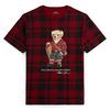 Junior Boys   8-20  Polo Bear Plaid Cotton T-Shirt