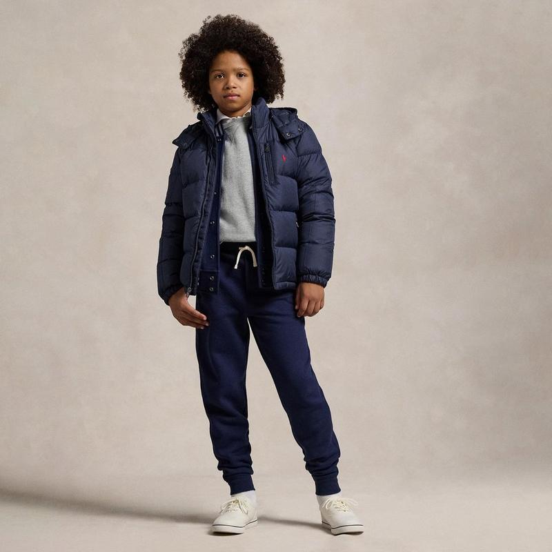 Polo Ralph Lauren Manteau en tissu ind&eacute;chirable avec duvet et une capuchon pour gar&ccedil;ons juniors [8-20]