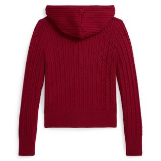 Polo Ralph Lauren Junior Girls' [7-16] Polo Bear Cotton Full-Zip Sweater