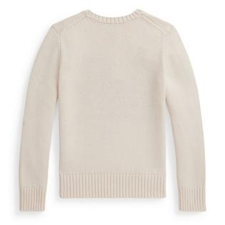 Polo Ralph Lauren Chandail &agrave; col ras du cou Polo Bear pour filles juniors [7-16]