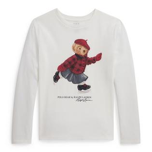 Polo Ralph Lauren Junior Girls' [7-16] Polo Bear Cotton Long Sleeve T-Shirt
