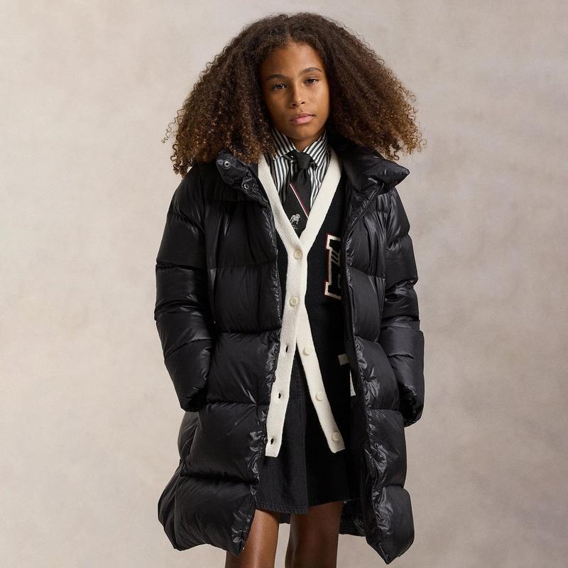 Polo Ralph Lauren Manteau en duvet Celia avec capuchon pour filles juniors [7-16]