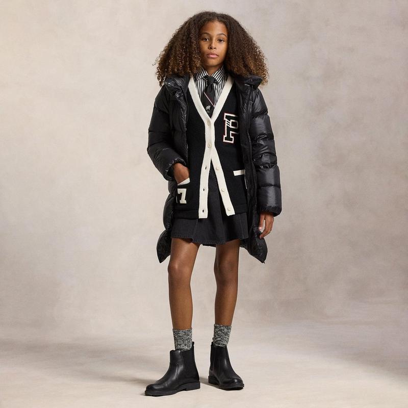 Polo Ralph Lauren Manteau en duvet Celia avec capuchon pour filles juniors [7-16]