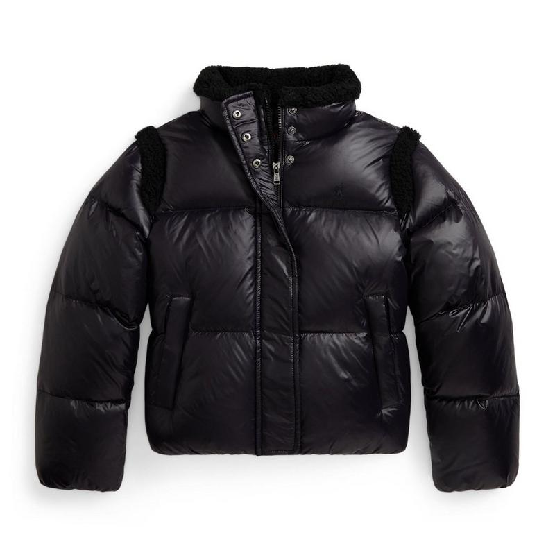 Polo Ralph Lauren Manteau en duvet avec garniture en molleton pour filles juniors [7-16]