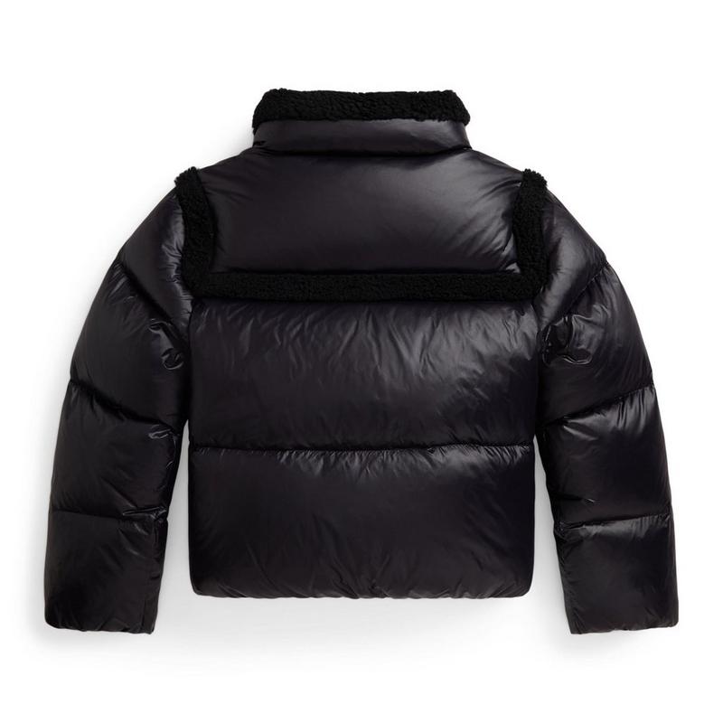 Polo Ralph Lauren Manteau en duvet avec garniture en molleton pour filles juniors [7-16]