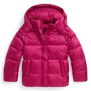 Polo Ralph Lauren Junior Girls' [7-16] Carly Metallic Down Hooded Jacket