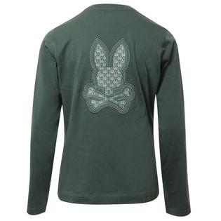 Psycho Bunny Haut &agrave; manches longues avec imprim&eacute; dans le dos Johnny pour gar&ccedil;ons juniors [7-20]