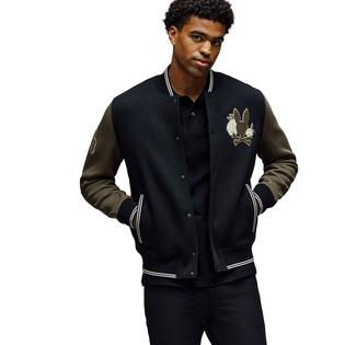 Psycho Bunny Men's Auguste Knit Bomber Jacket