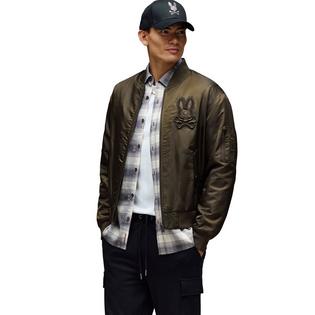 Psycho Bunny Men's David Relaxed Bomber Jacket