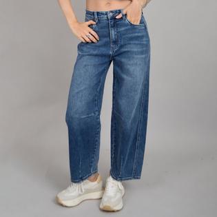 Oak & Ivy Women's Barni Stretch Denim Barrel Jean