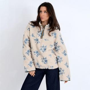 Oak & Ivy Haut en sherpa Poppy &agrave; demi-glissi&egrave;re pour femmes