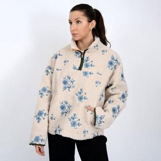 Oak & Ivy Haut en sherpa Poppy &agrave; demi-glissi&egrave;re pour femmes