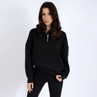 Oak & Ivy Women's Soft Knit Half-Zip Pullover Sweatshirt