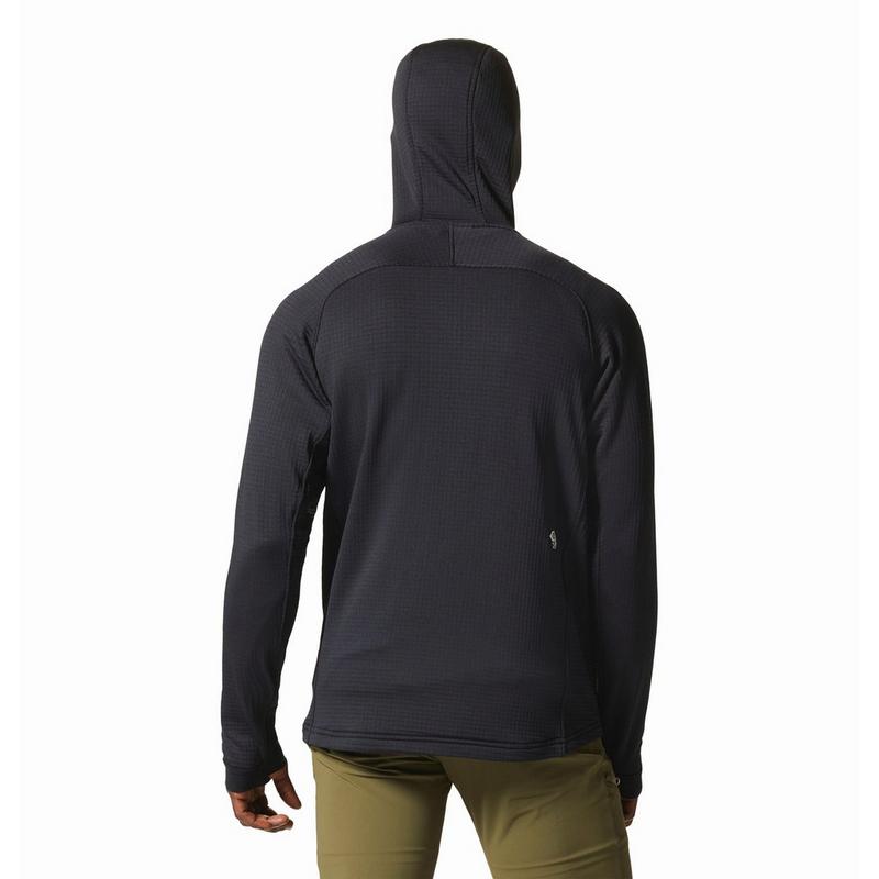 Mountain Hardwear Men's Polartec® Power Grid Full-Zip Hoody Jacket