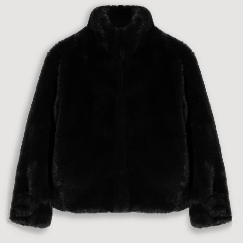 Noize Manteau en fausse fourrure Michelle pour femmes