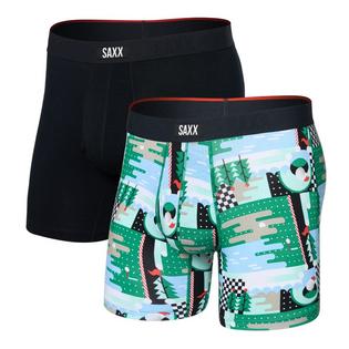 Saxx Men's Vibe Xtra Soft Comfort Boxer Brief (2 Pack)