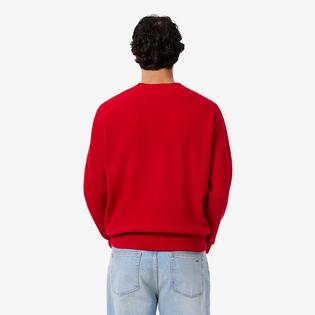 Lacoste Men's Relaxed Fit Wool Cardigan