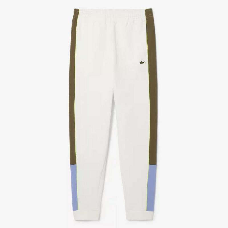Lacoste Pantalon de jogging en molleton &agrave; jambes fusel&eacute;es pour hommes